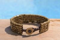 Bracelet tribal en laiton