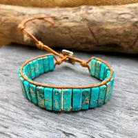 Bracelet perle de jaspe turquoise