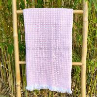 Fouta peshtemal Waffle rose