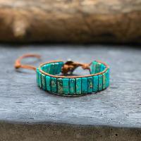 Bracelet perle de jaspe turquoise