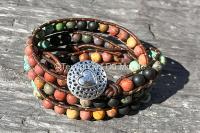 Bracelet gypsy wrap 3 tours 