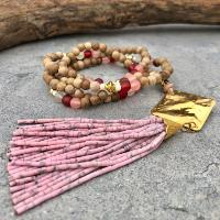 Collier mala en bois Granada