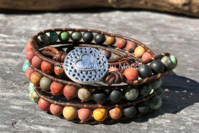 Bracelet gypsy wrap 3 tours 