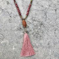 Collier mala bois de rose