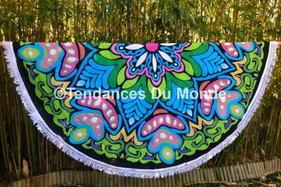 Drap de plage rond Rajeev