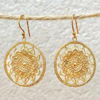 Boucles d'oreilles mandala lotus