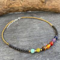 Collier ras de cou 7 chakras