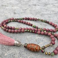 Collier mala bois de rose