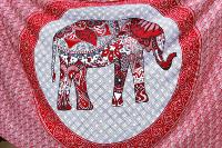 Paréo Éléphant rouge