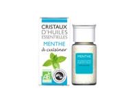 Cristaux d'huiles essentielles menthe