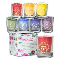 Bougies votives 7 chakras