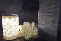 Lampe diffuseur de parfum Calorya fleuri