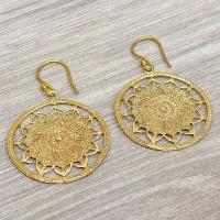 Boucles d'oreilles mandala lotus