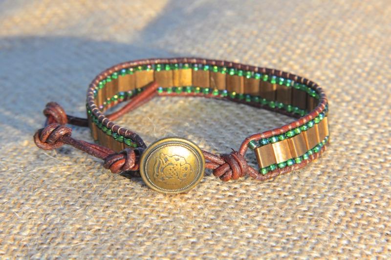 Bracelet wrap vintage 1 tour