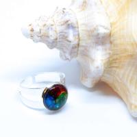 Bague passion en verre