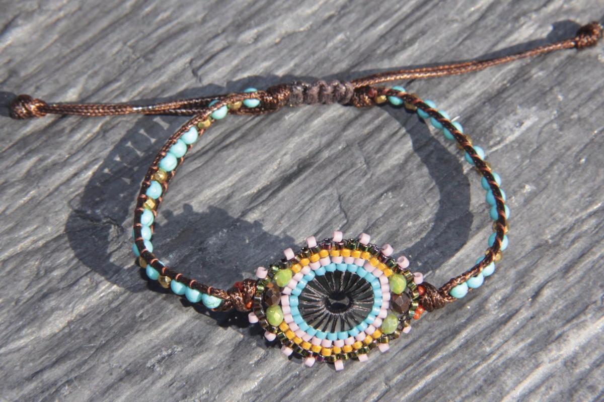 Bracelet d\u0027amitié Hippie Flower
