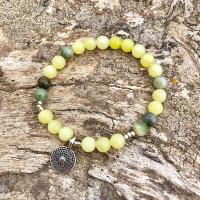 Bracelet en perles de jade solaire