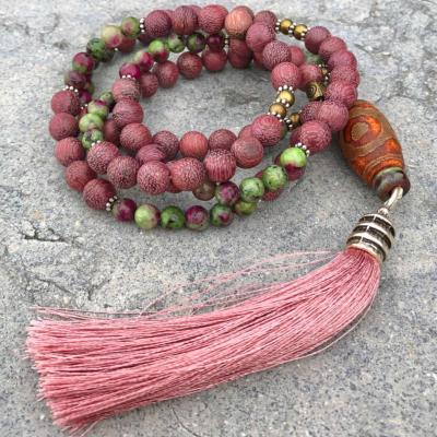 Collier mala bois de rose