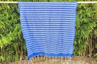 Fouta chevron bleu Mahrès