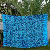 Paréo de plage Lotus Bleu