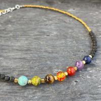 Collier ras de cou 7 chakras