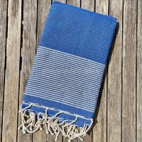 Fouta de plage bleu Nabeul