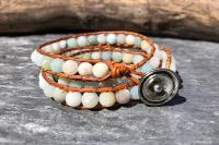 Bracelet wrap 3 tours nuage