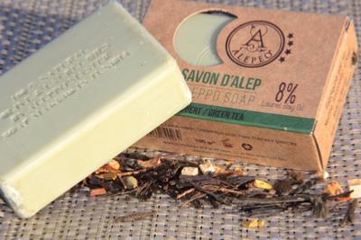 Savon d'Alep thé vert