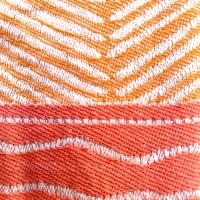 Fouta peshtemal Moby dick orange