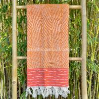 Fouta peshtemal Moby dick orange