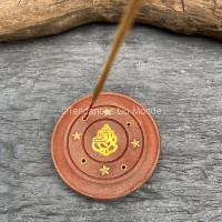 Porte-encens en bois sigle Ganesh