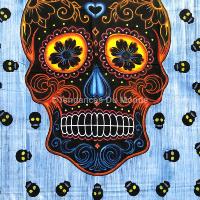 Tenture murale crâne mexicain 
