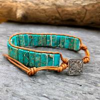 Bracelet perle de jaspe turquoise