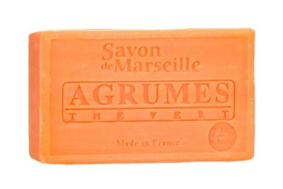 Savon de Marseille thé vert-agrumes