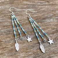 Boucles d'oreilles fantaisie Gipsy blue