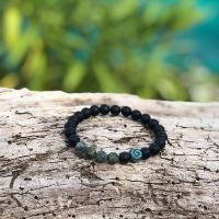 Bracelet noir pour homme Chandra