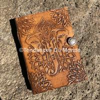 Carnet de note en cuir Éléphant