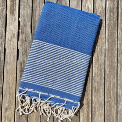 Fouta de plage bleu Nabeul