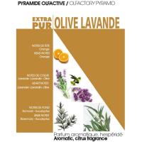 Bougie parfumée olive-lavande