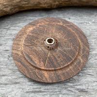 Porte-encens en bois rond