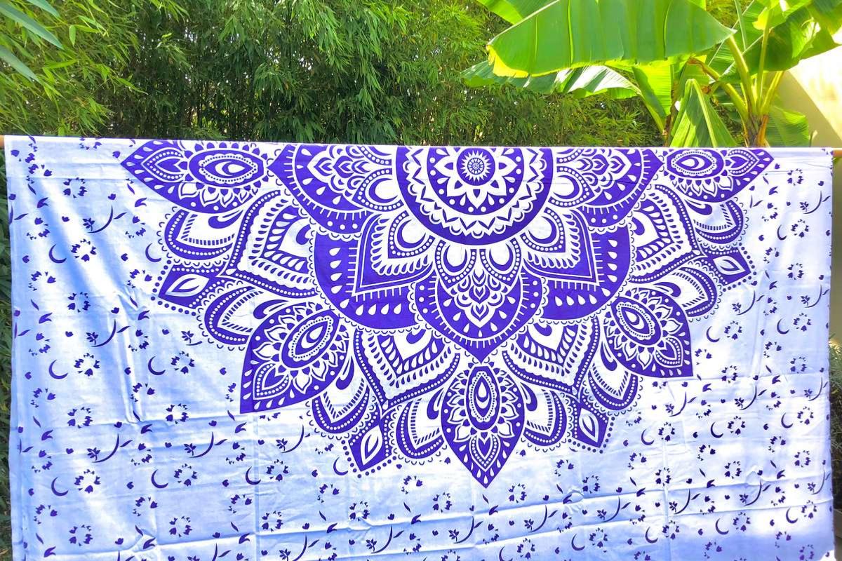 Tissu Indien XXL Purple - Tendances Du Monde