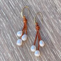 Boucles d'oreilles fantaisie Nacre