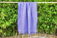 Fouta chevron violette Somâa