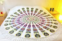 Drap de plage mandala Indien rond Jaipur