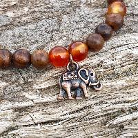 Bracelet en bois éléphant