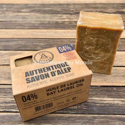 Savon d'Alep authentique 04%