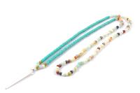 Collier disques turquoise et amazonite