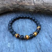 Bracelet pour homme œil de tigre Keya