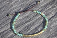 Bracelet Shamballa cristal bleu turquoise