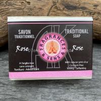 Savon traditionnel rose